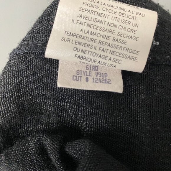 Eileen Fisher Petite Lightweight Lined Full Zip Black Vest Women's Size Small - Picture 7 of 7